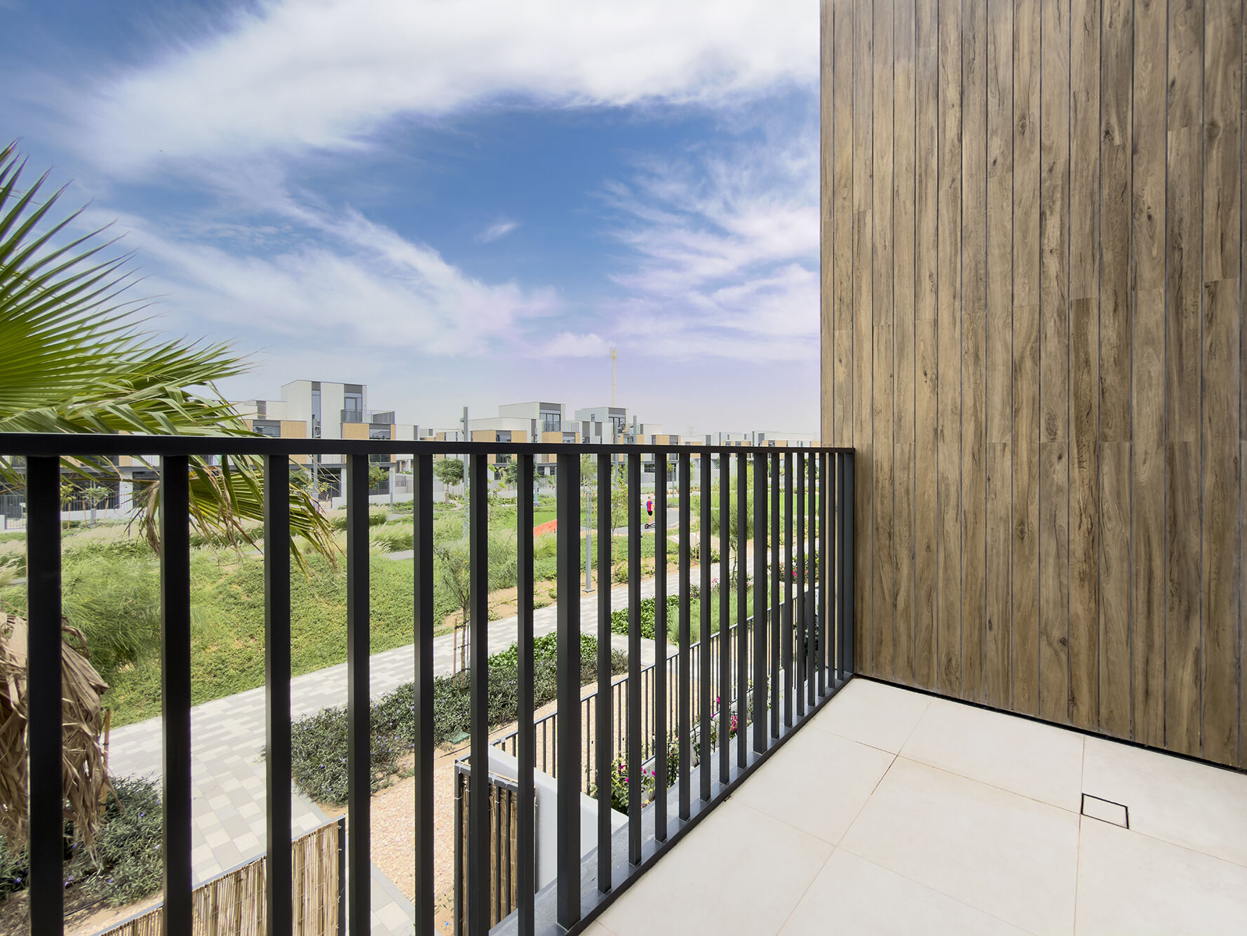 Roof-deck balcony view